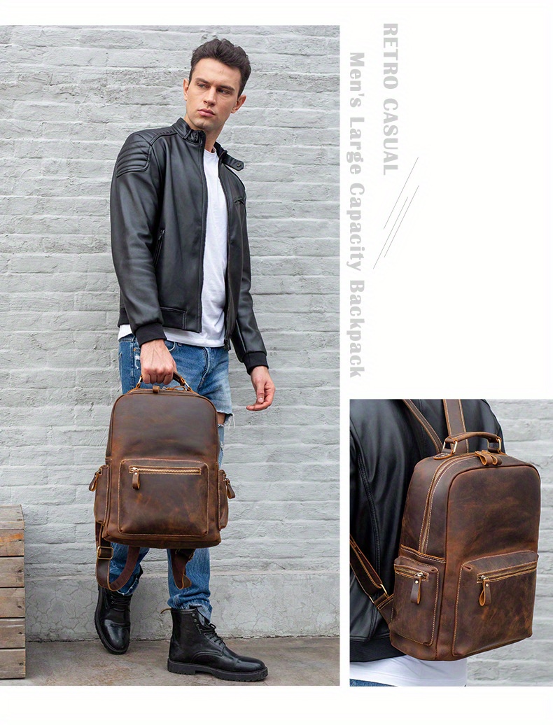 REMI LEATHER BACKPACK – The Goat Boy, Inc.