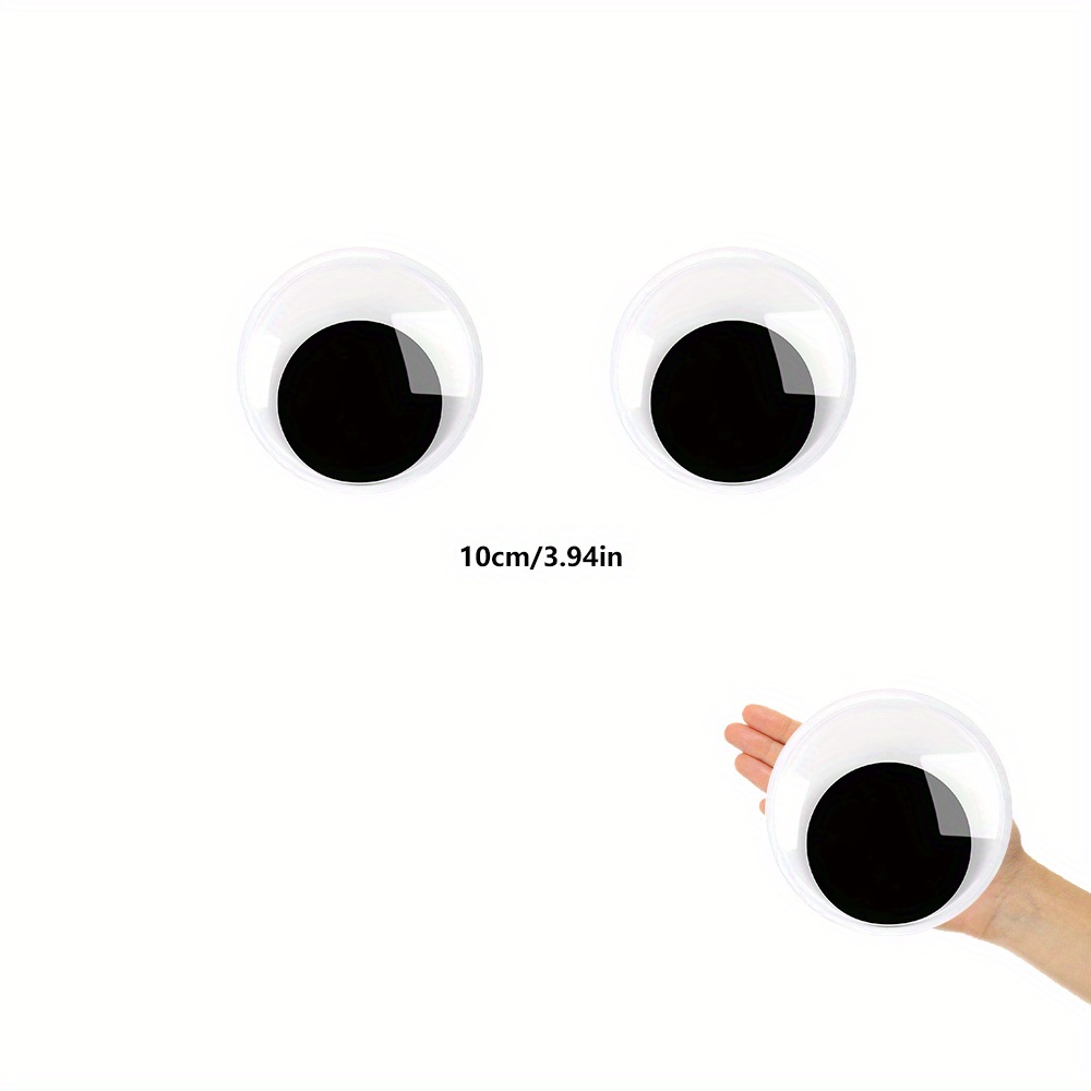 Random Size Black Google Eyes Self Adhesive To - Temu