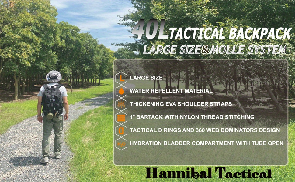 Hannibal clearance tactical backpack