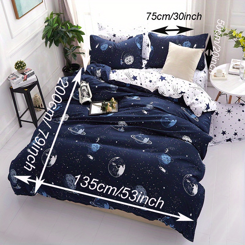3pcss/set Travel Specification Optional Duvet Cover 3pcs Set