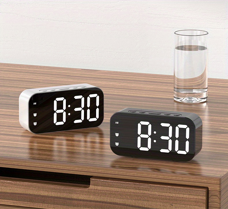 Led Simple Alarm Clock Dormitory Student Learning Clock Temu