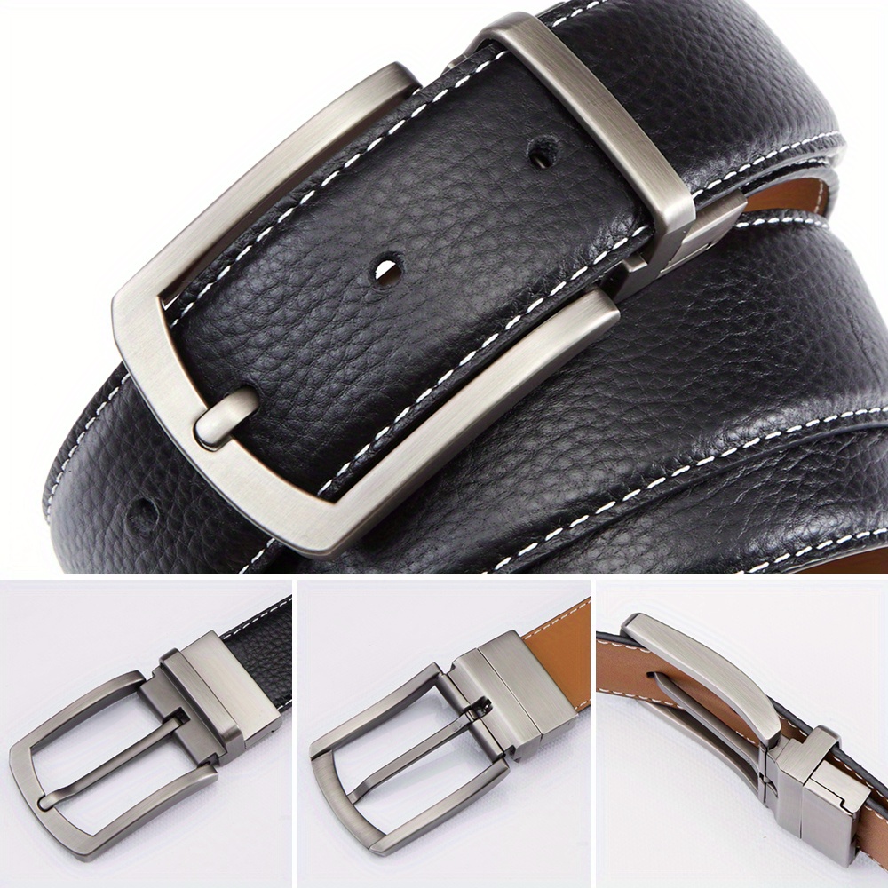 Simple Belt & Buckle, Gift for Guys, Gift for Gals, Prong Buckle