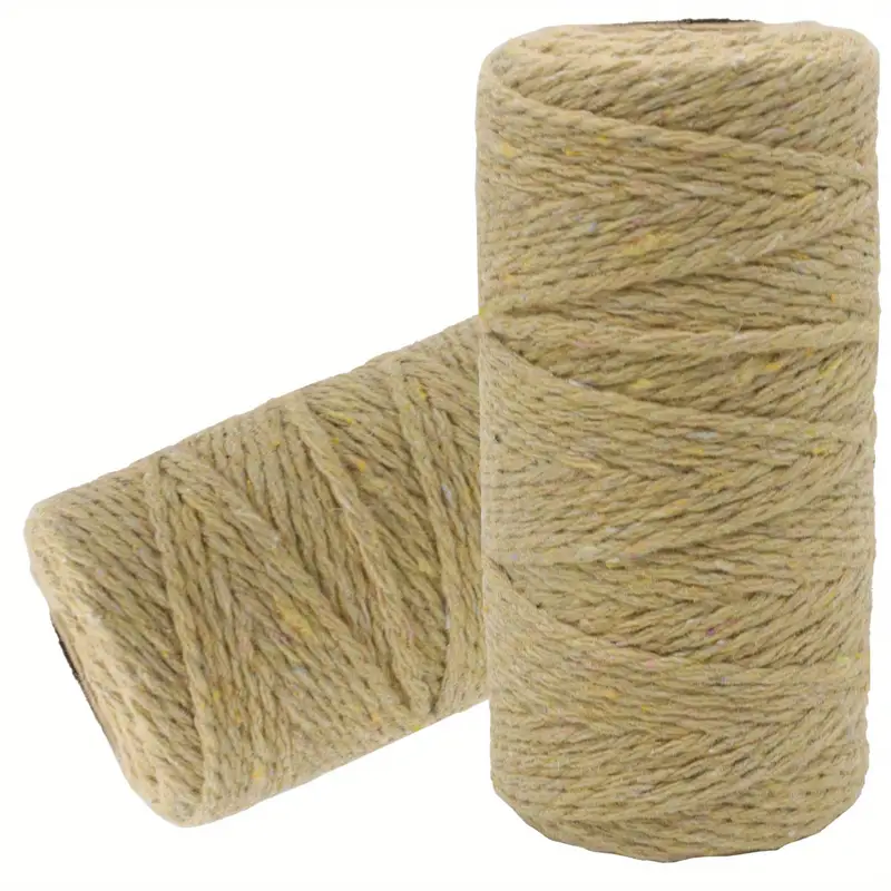 1pc 109 Yards Jute Rope, Jute Twine String, Hemp Cord For DIY Craft,  Artworks Decoration, Gift Wrapping