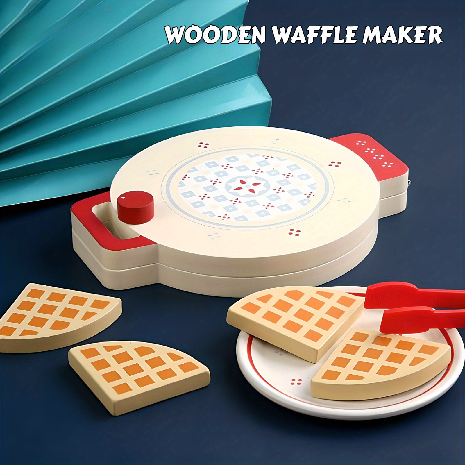 Waffle Maker, Wooden Toy 