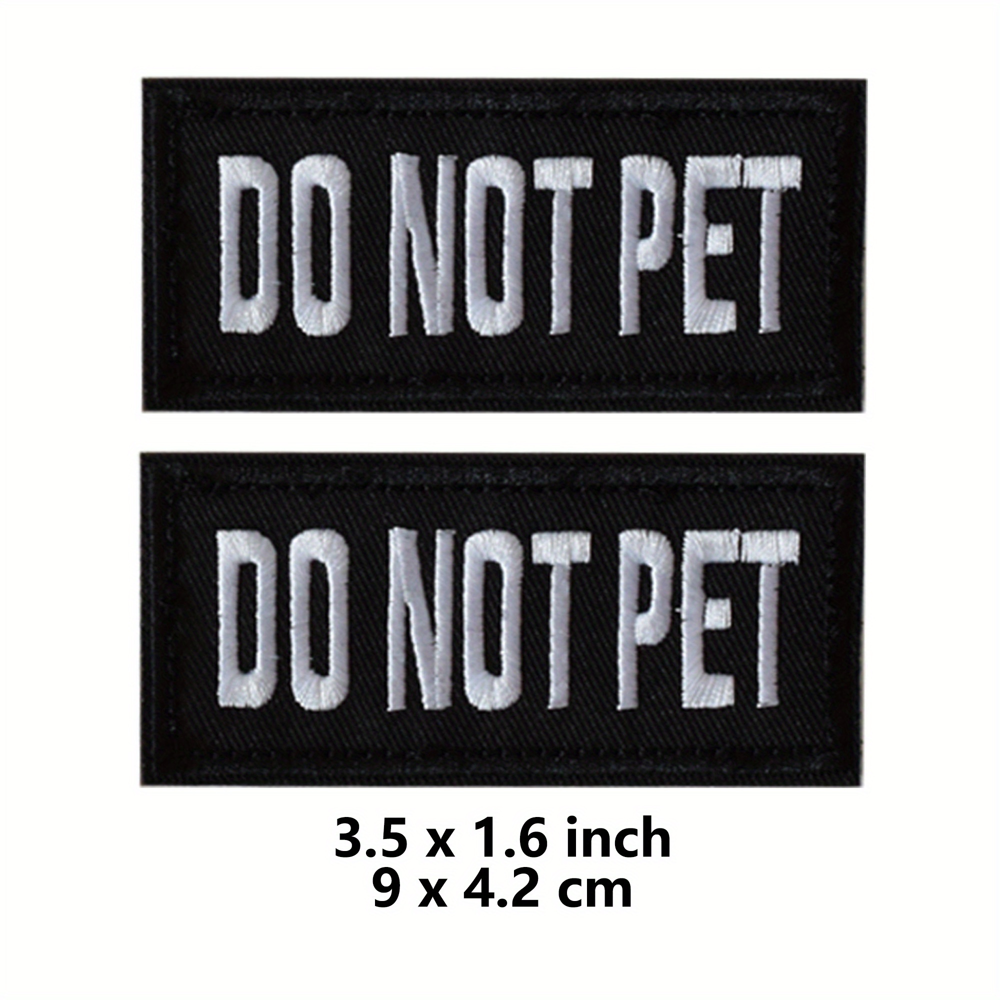 Jcarp 3d Embroidered Patches For Men Service Dog In Training - Temu