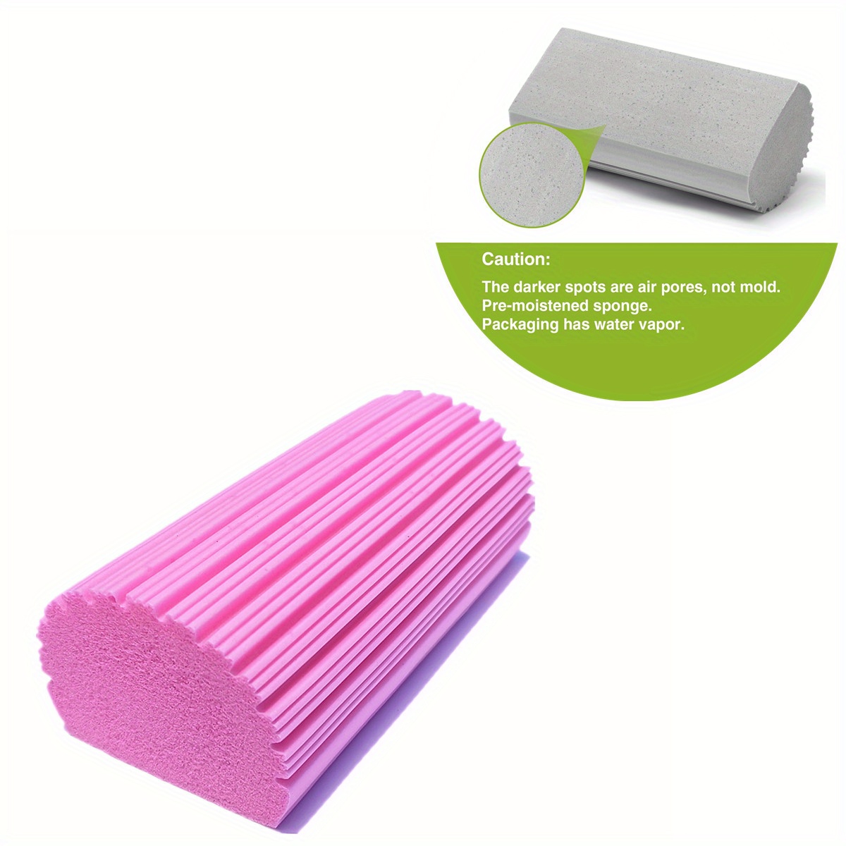 Paquete de 2 plumeros húmedos grises reutilizables, esponja mágica de  limpieza de polvo de gran capacidad de absorción, esponja húmeda para  limpiar