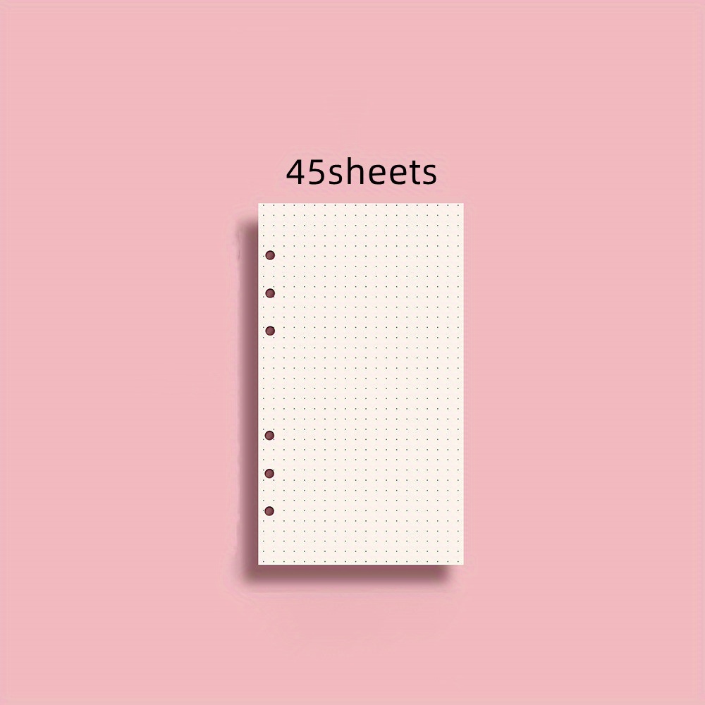 45-page Loose-leaf Notebook Inner Page A5 A6 A7 Horizontal Line