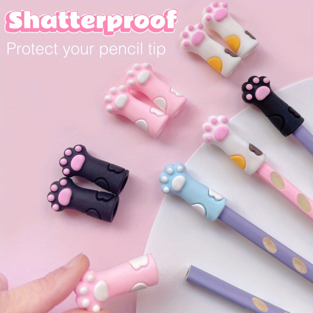 Cat Paw Pencil Toppers Animal Pencil Toppers Kids Kawaii Pen - Temu New ...