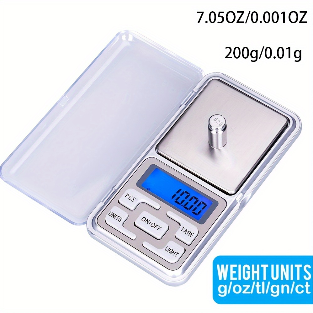 200g*0.01g/500g*0.1g Accurate Digital Scale for Coin Weight