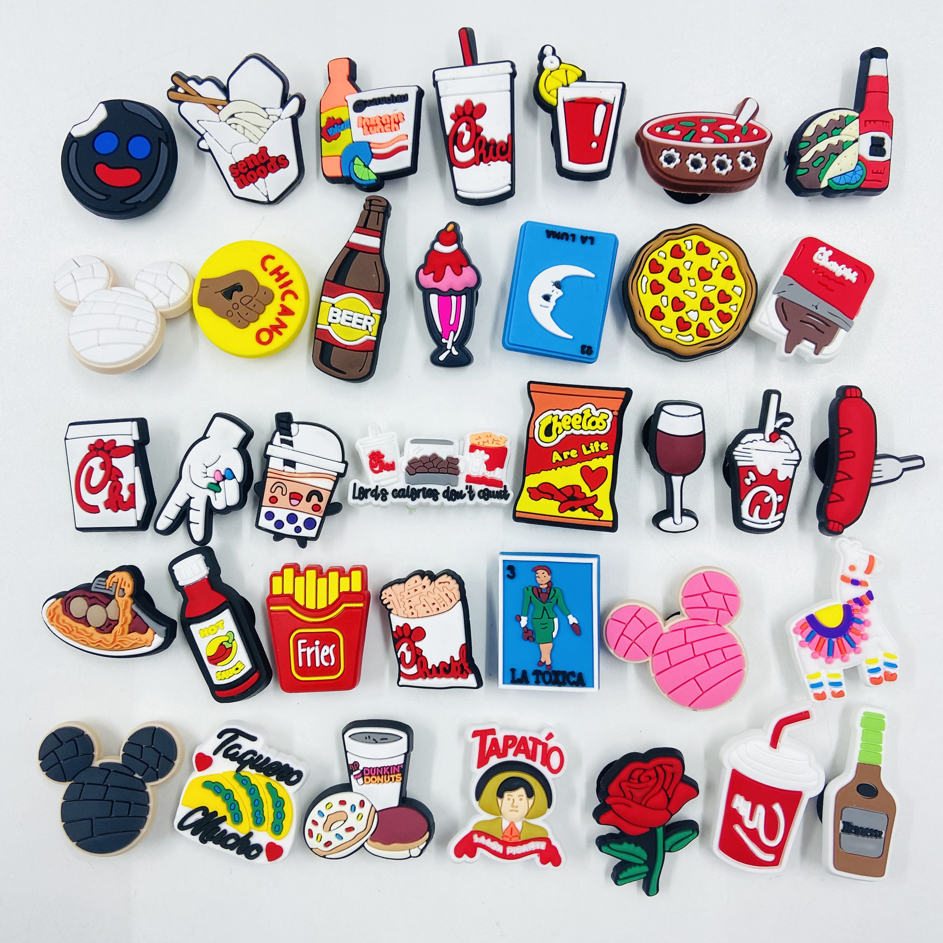 Food Charms For Bag Accessories Random Food For Eva Bag - Temu