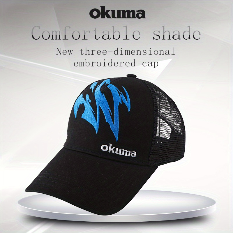 Okuma Fishing Hat Sunscreen Windproof Long Brim Outdoor - Temu Bulgaria