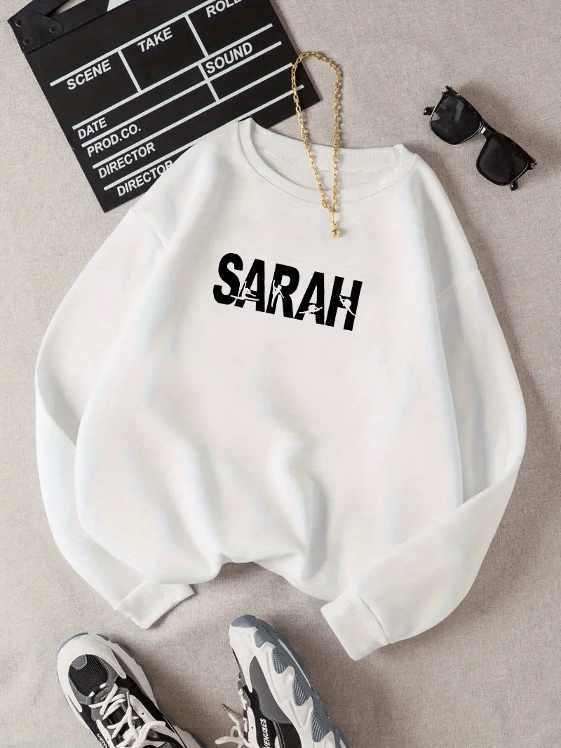 BOTCAM Rundhals Sweatshirt Für Teenies - 2D-Druck Langarm Hoodie