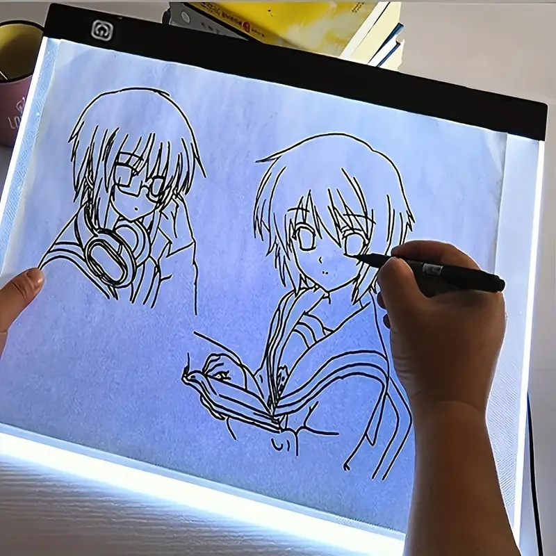 A5 Three Level Dimmable Led Drawing Board Light Pad Drawing - Temu
