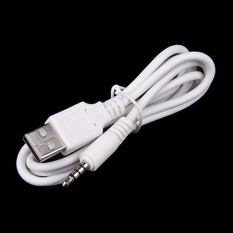Male Aux Audio Jack Usb 2.0 Male Charge Cable Adapter Cable - Temu