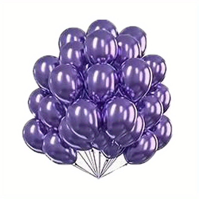 90 globos metálicos plateados de 12 pulgadas, globos plateados cromados,  globos de látex de 12 pulgadas para fiesta de cumpleaños, bodas (plateado)