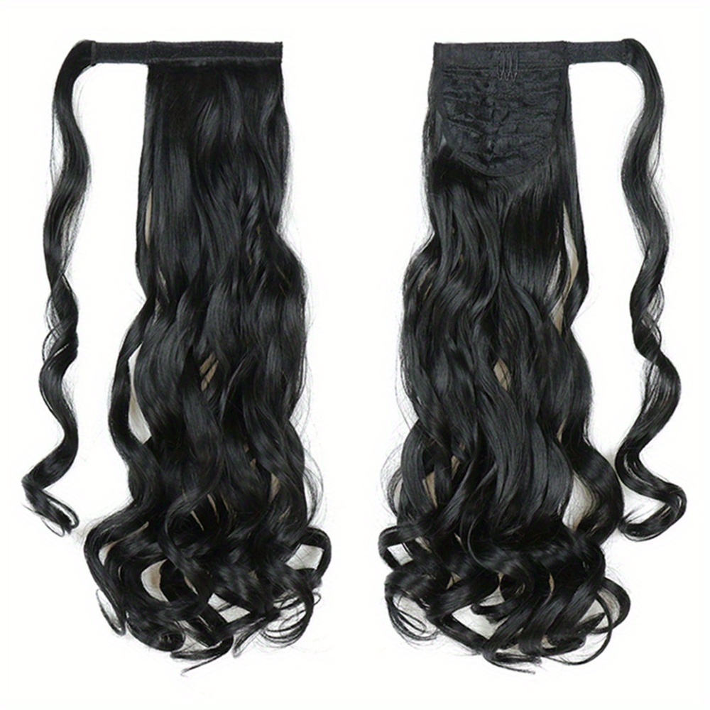 Qiaogle 100 elastici per capelli neri, morbidi, resistenti, elastici per  coda di cavallo, per capelli spessi e ricci
