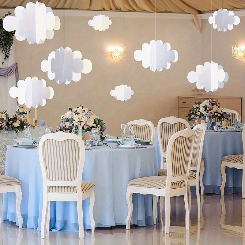 Nouveau coton blanc nuage article de décoration nuage pour la fête  d'anniversaire de mariage Grand Event décors de Noël nouvel an suspendus  artisanat