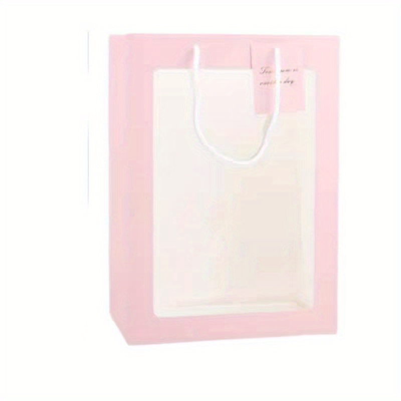 Hot Pink Plain Kraft Paper Bag | The Party Cupboard
