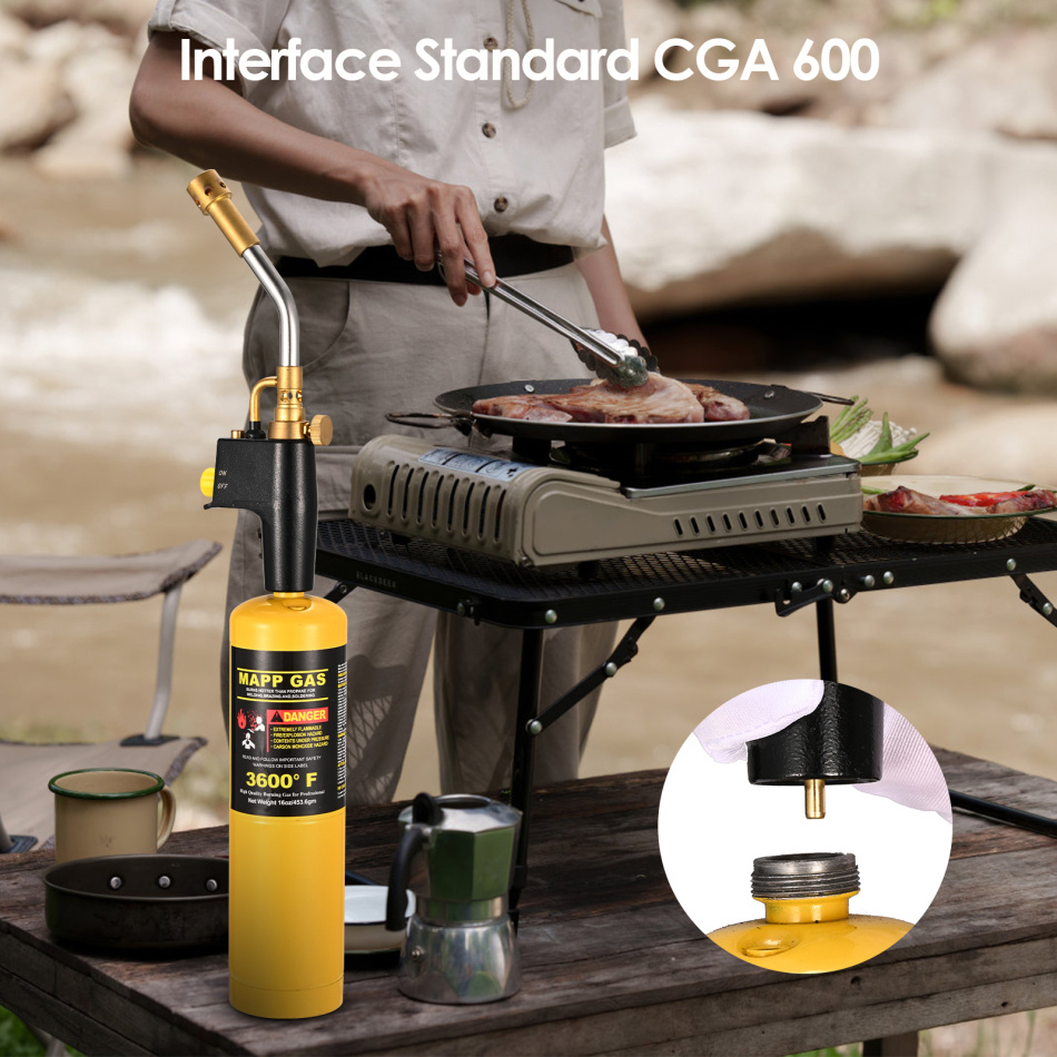 Mapp Gas Torch Head Portable Oxygen Free Welding Torch Head Temu