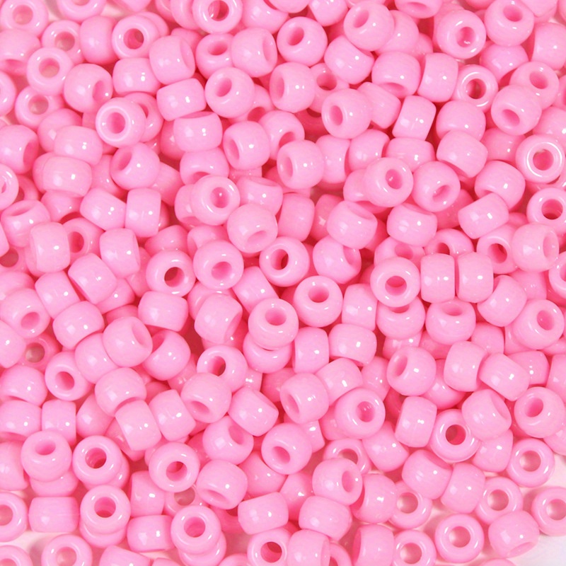 500Pcs 6x9mm Christmas Color Series Pony Bulk Beads For Jewelry Making DIY  Bracelets Necklace Hair Braids Handicrafts Small Business Supplies