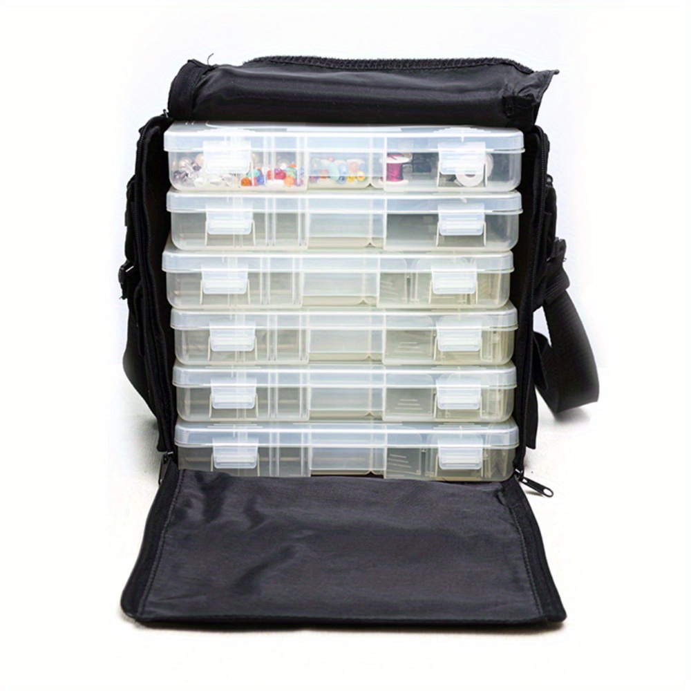 Portable Tote Bead Organizers Storage Box Adjustable - Temu