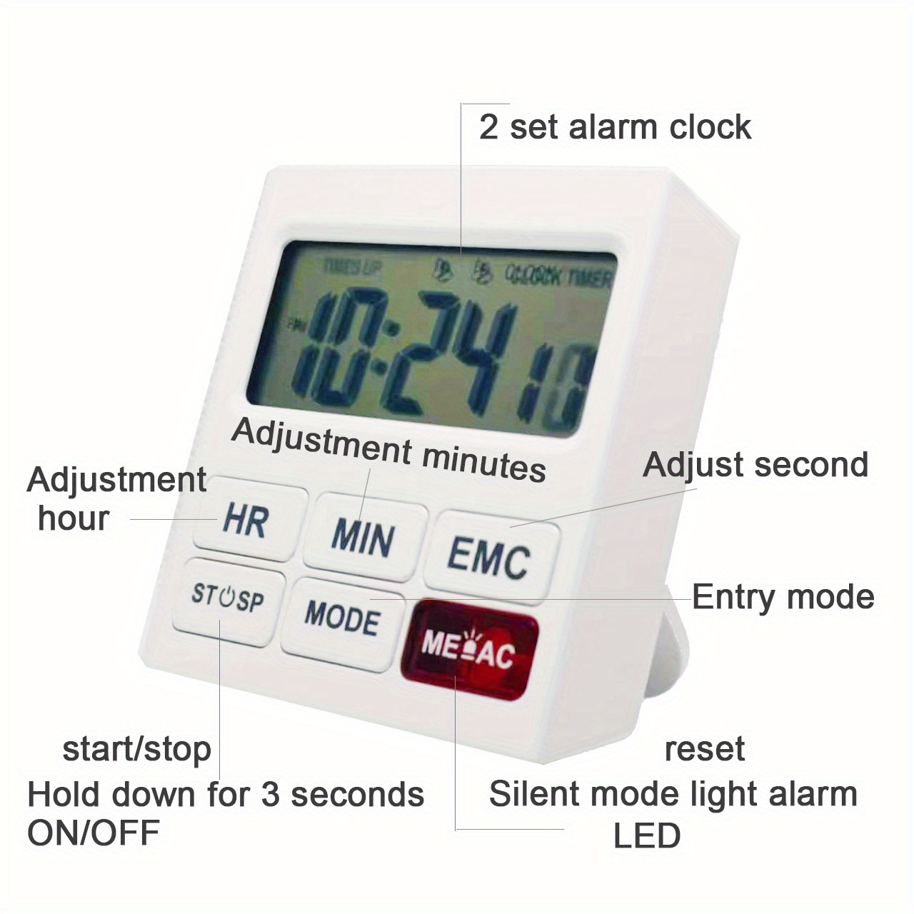 Multi scene Multi purpose Multi function Electronic Alarm Temu