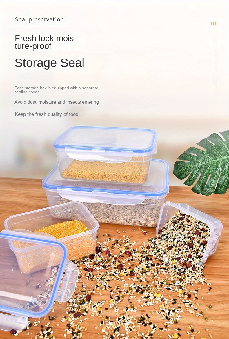 Home Fridge Seal Box Vegetable Meat Fruit Keep Fresh Storage