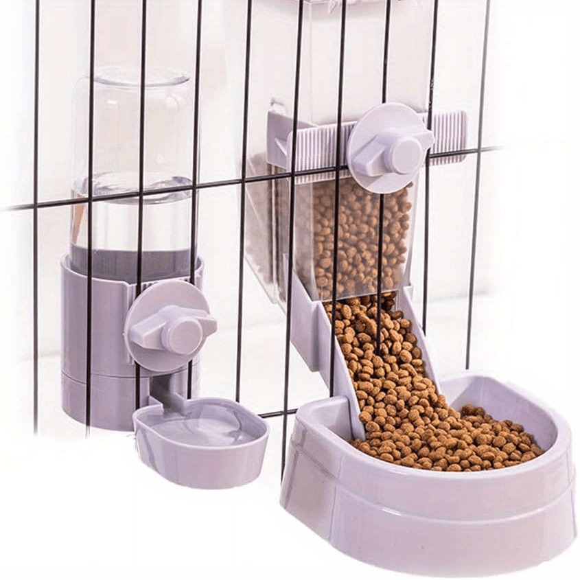 Automatic rabbit shop food dispenser