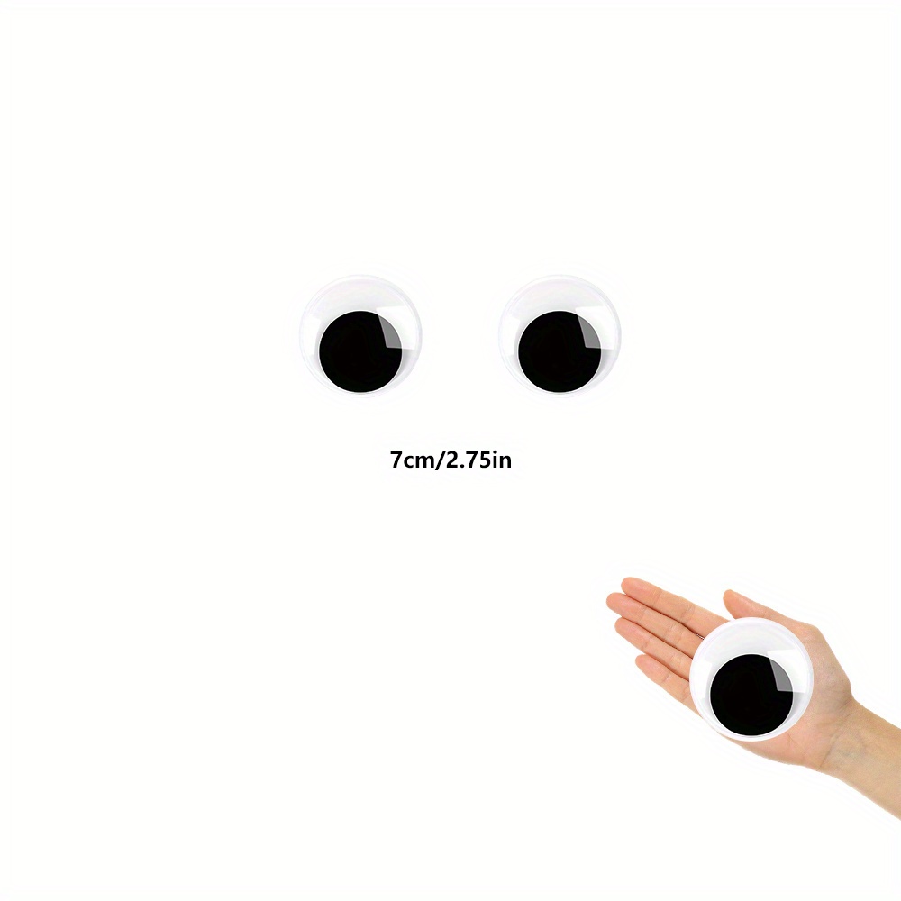 7cm Self Adhesive Googly Wiggle Eyes for Crafts