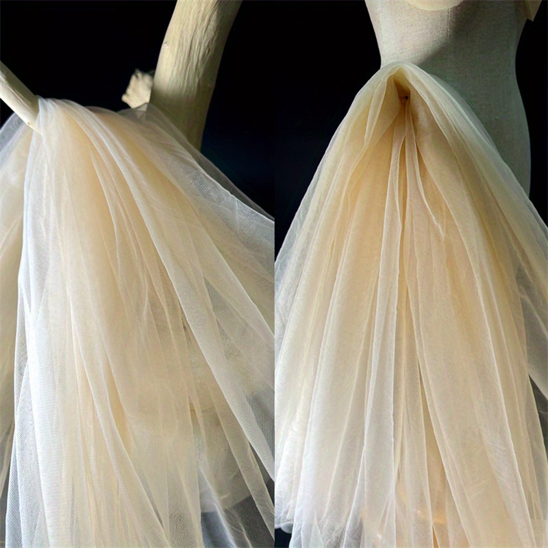 160cm Wide High Strength Micro Elastic Soft Mesh Tulle Fabric is Used to  Sew the Undergarments of Gowns and Wedding Dresses - AliExpress