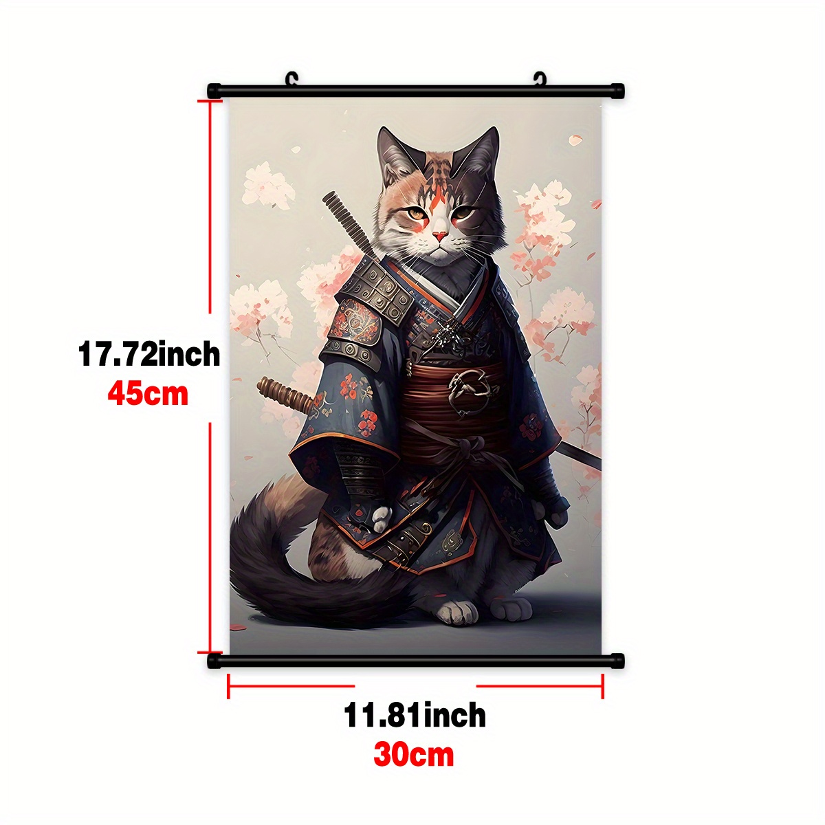 Abstract Canvas Painting Fantasy Japanese Anime Cute Cat - Temu