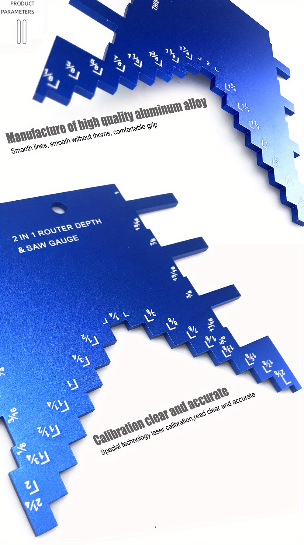 Tenon Card Gauge Woodworking Gauge Height Measurement Gauge Temu