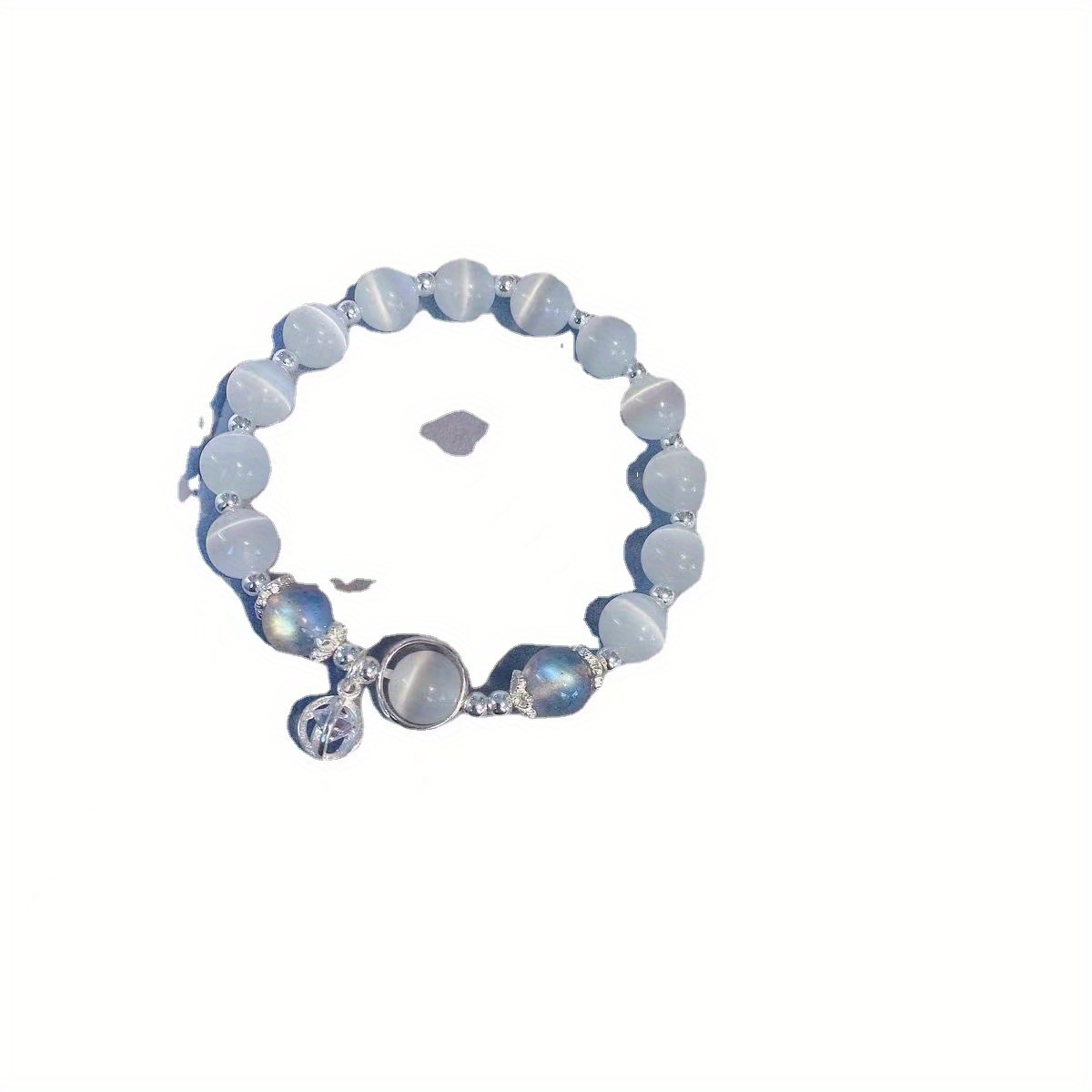 Opal Crystal Butterfly Bracelet Grey Moonlight Fairy Student Gift