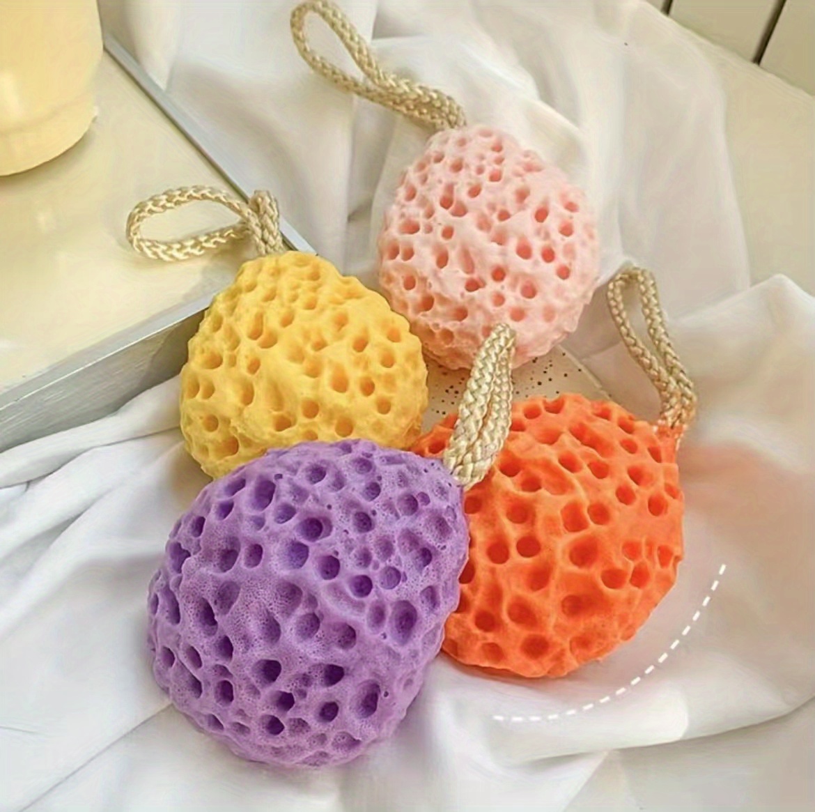 Bath Sponge Body Scrubber Super Exfoliating Home Temu