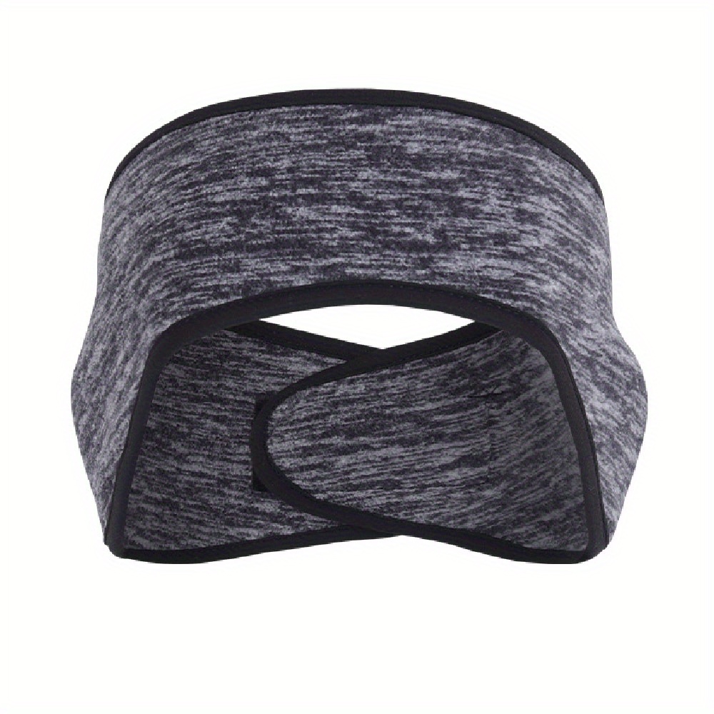 Winter Fleece Headband Sport Earmuffs Ear - Windproof Stretchy Temu