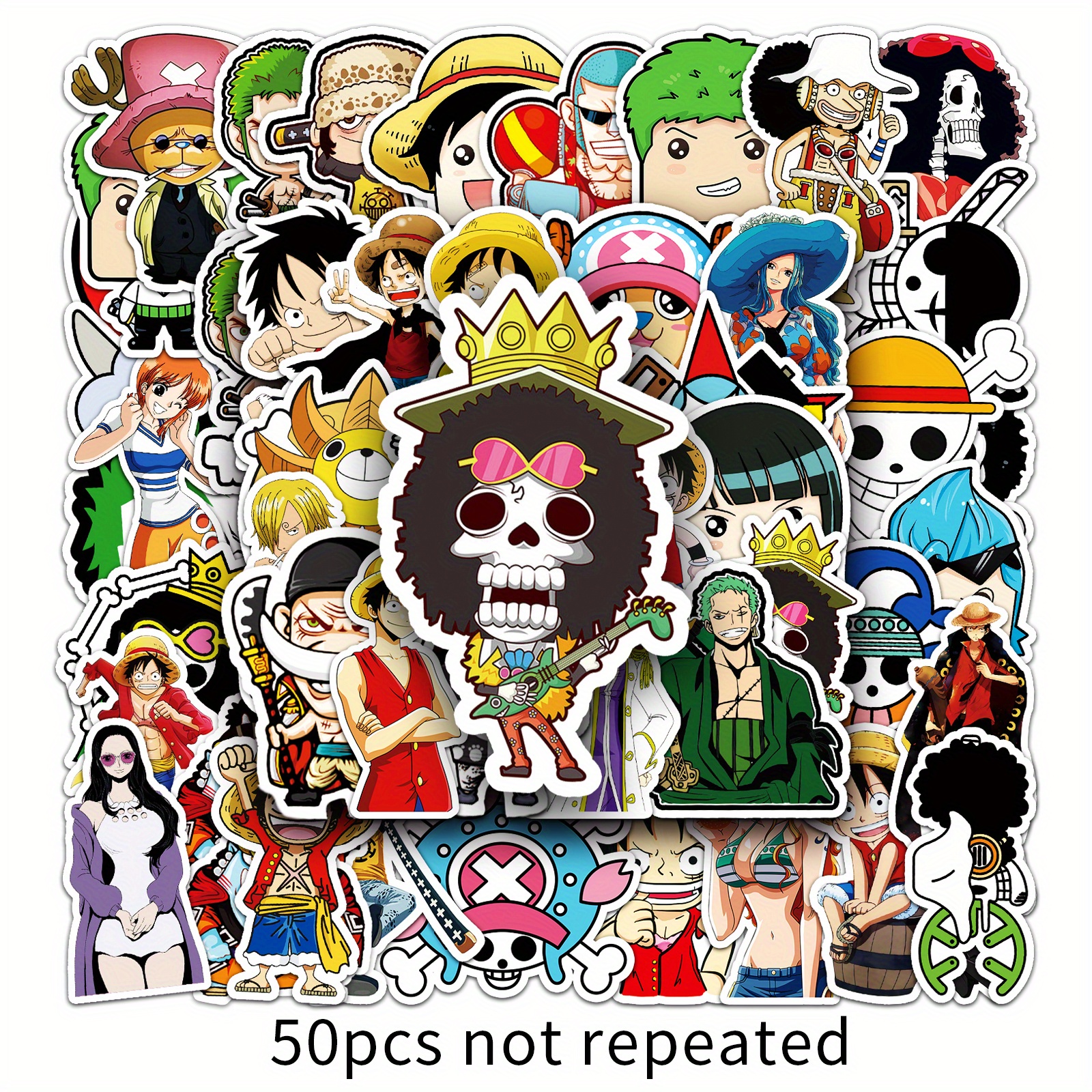 Stickers Skateboard One Piece, Stickers Anime One Piece