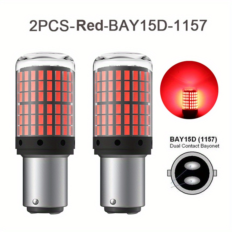 2/4PCS P21/5W LED Bulb 1157 High Bright BAY15D 1156 P21W Ba15S Car Tur –  heccei online shop