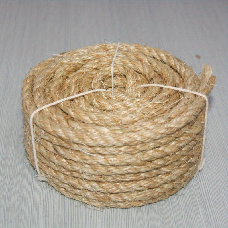 65 Feet Hemp Rope for DIY Cat Scratching Post and Furniture Renovation -  Durable and Natural Indoor Cat Scratch Toy