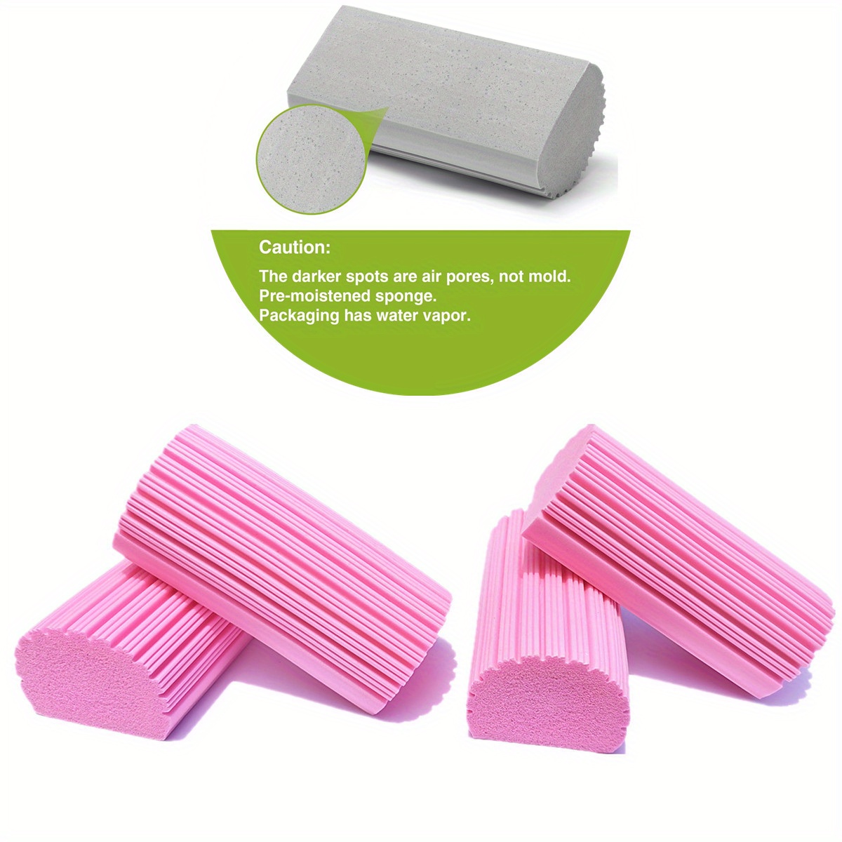 Fikoksol 4pcs Damp Dusting Sponge Pink, Household Clean Sponges Duster for  Cleaning Baseboards Blinds, Vents, Window Trunk, Scrub Magic Eraser Sponge  Reusable Wet Sponges Cleaning Supplies Tool - Yahoo Shopping