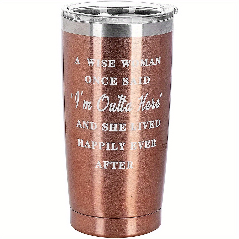 Quitter - Retirement Gifts For Men Women - 20 Oz Tumbler