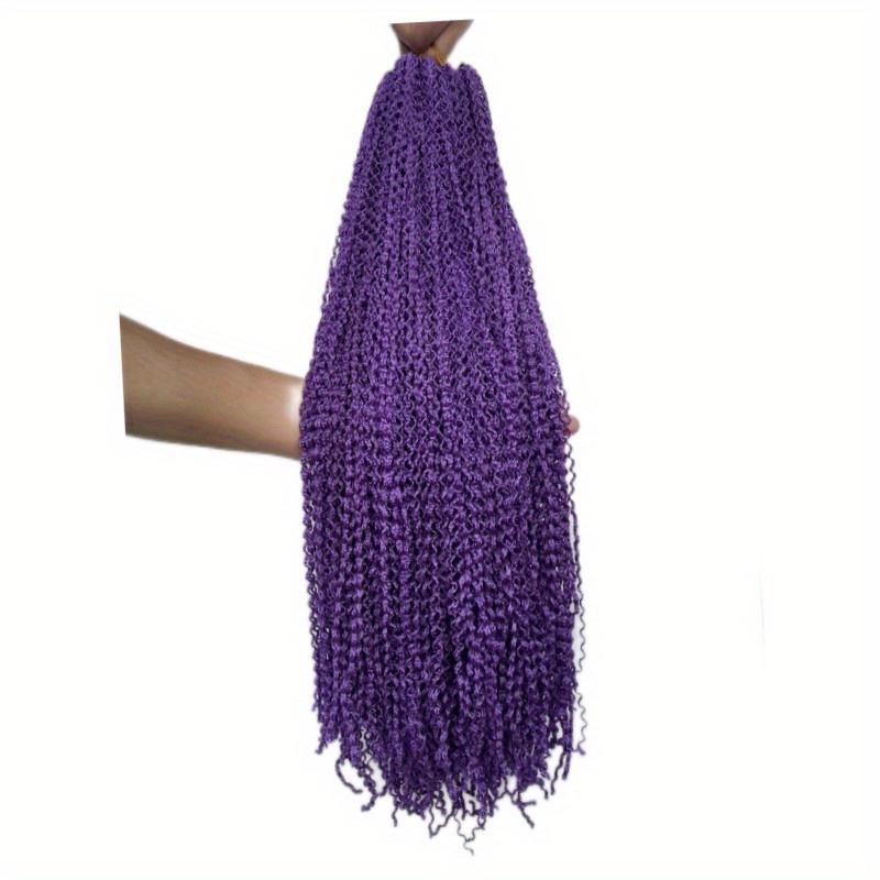 Long Small Braids 24 inch 8 Packs/set+Crochet Stick, Zizi Braids Synthetic Crochet Hair Extensions, Human Hair Extensions for Women,Temu