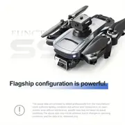 hd dual camera, rmg s99 drone hd dual camera hand gestures to take pictures or videos emergency stop one key take off and landing brushless motor optical flow positioning foldable electric adjustment camera angle four sided obstacle avoidance details 14