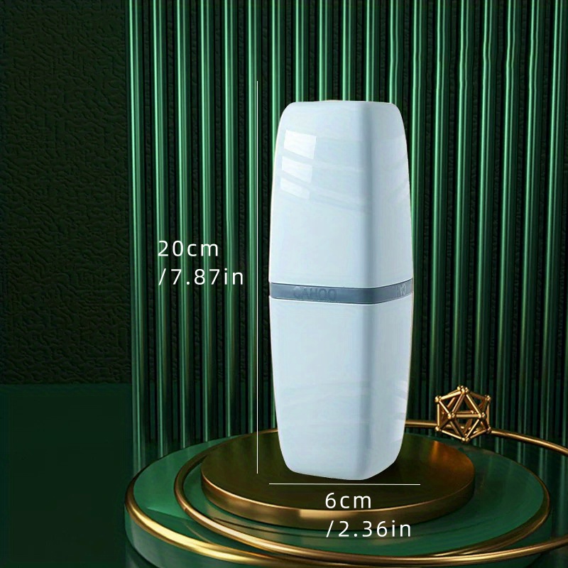 Travel Toothbrush Cup Holder with Cover for Traveling