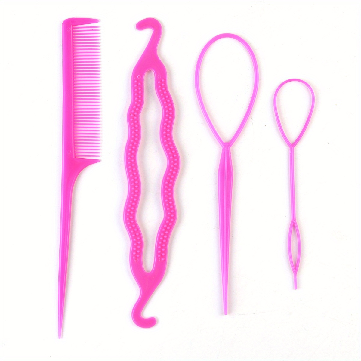 Professional Hair Loop Tool Set Diy Hair Styling Tool For - Temu