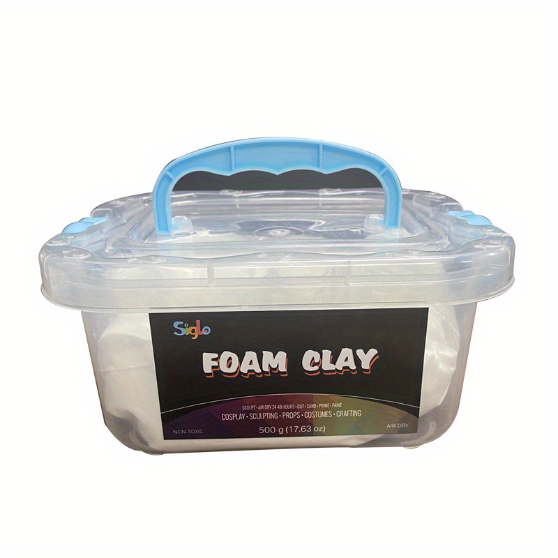 Foam Clay Cosplay Moldable Air Dry Foam Clay Craft 500G White