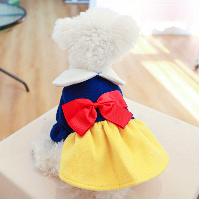 Cute Dog Princess Dress With Big Bowknot For Small Female Dogs Perfect For Halloween  Christmas And Parties, High-quality & Affordable