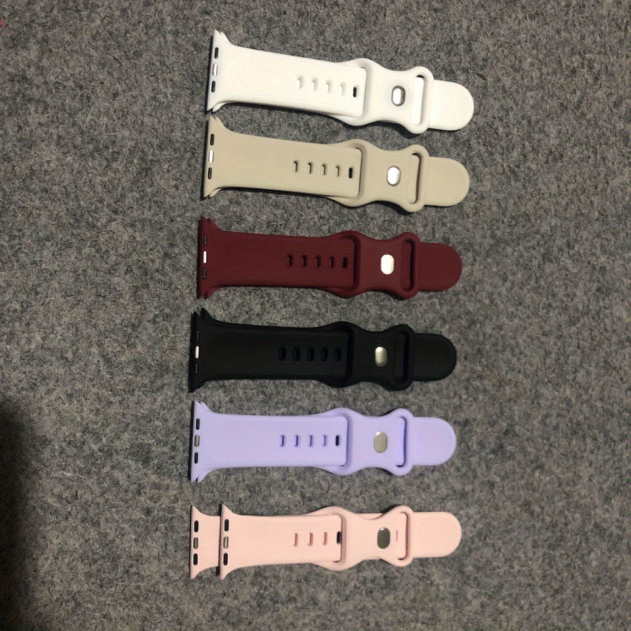 Maledan 6 Pack Silicone Apple Watch Bands