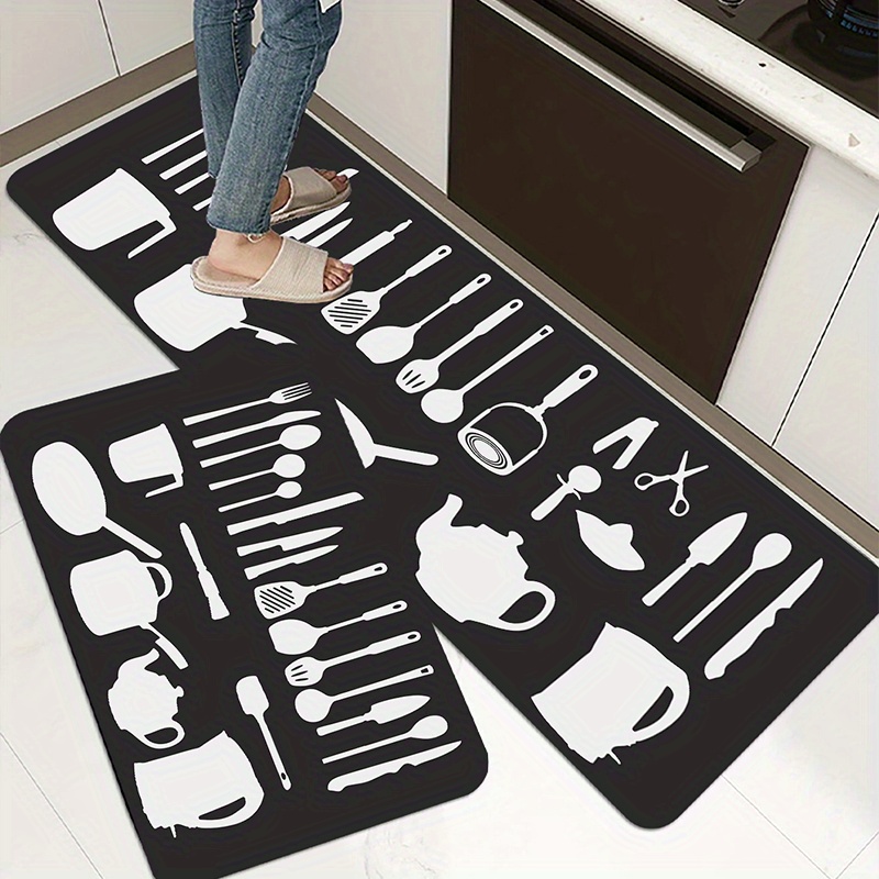 1pc Kitchen Oil-proof Printed Cutting Mat, Waterproof Non-slip