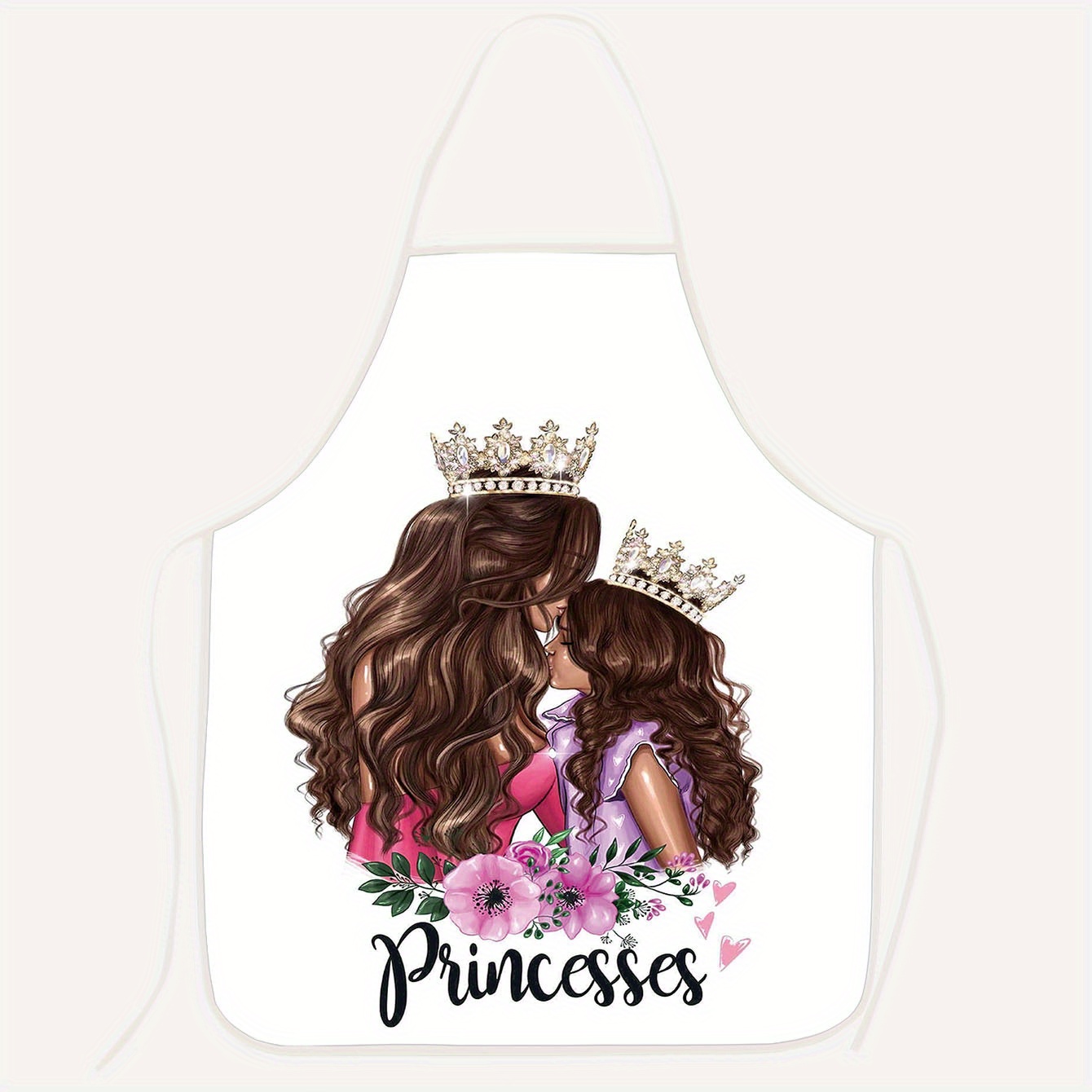 Polyester Apron Hot Mom Series Pattern Apron Creative Design - Temu