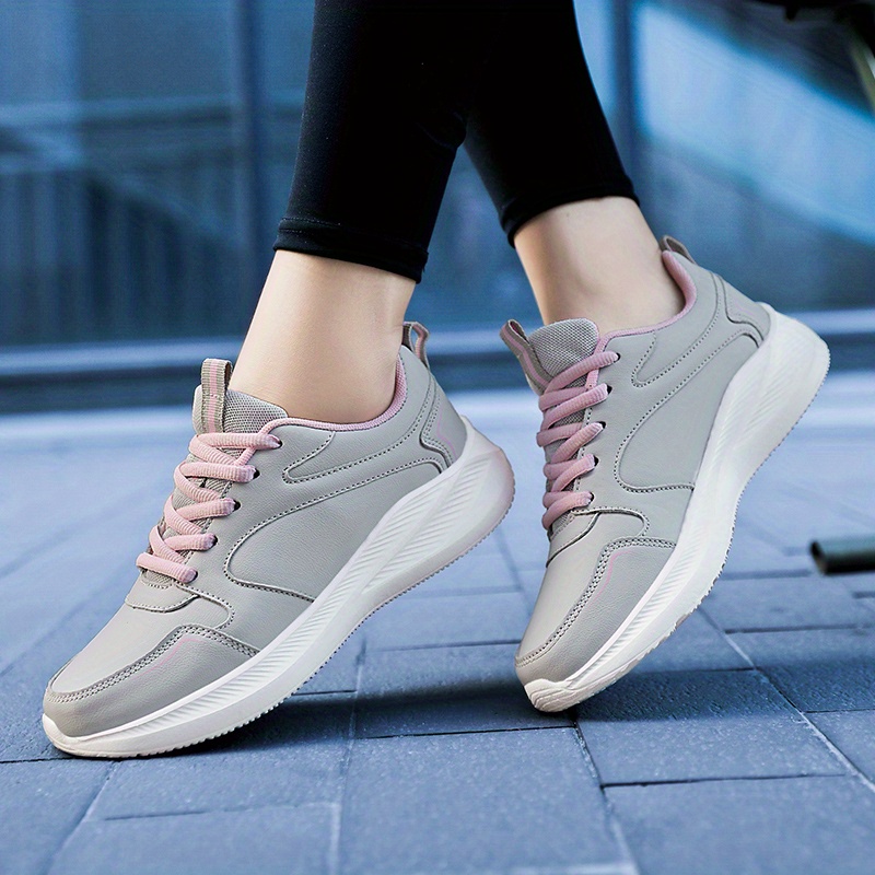 Waterproof Lace Up Running Shoes for Women
